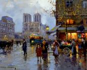 Place St Michel, Notre Dame - 爱德华·科尔特斯